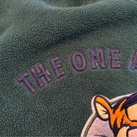 Disney Store Winnie the Pooh Tigger green fleece sweatshirt - Picture 5 of 8